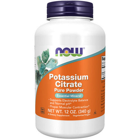 Now Foods, Potassium Citrate Pure Powder, 12 Oz Now Foods