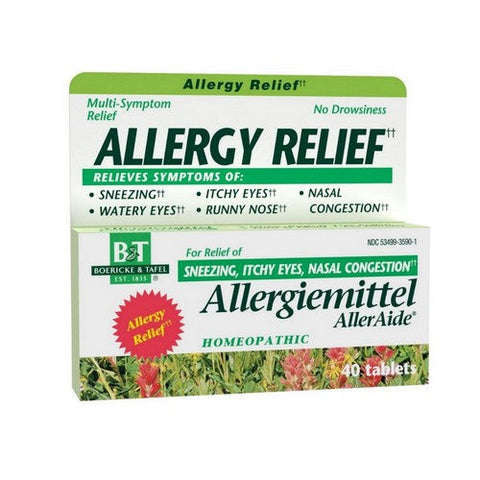 Boericke & Tafel, Allergiemittel AllerAide, 40 Tabs Boericke & Tafel