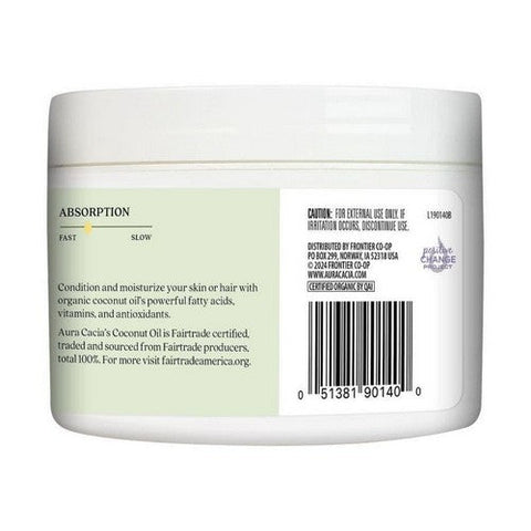 Aura Cacia, Organic Coconut Oil, 6.25 Oz Aura Cacia