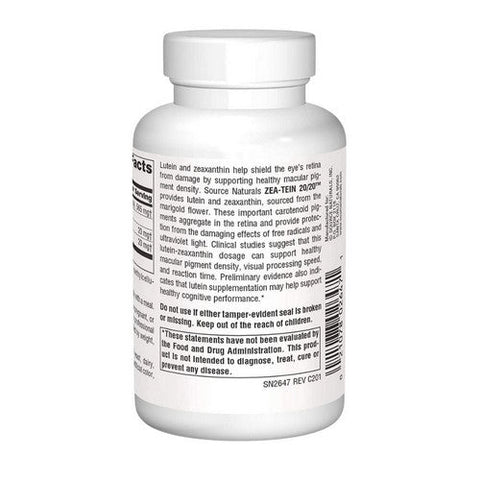 Source Naturals, Zea-Tein 20-20, 60  Caps Source Naturals