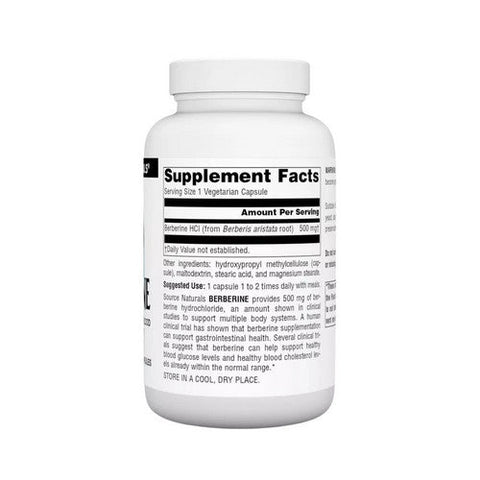 Source Naturals, Berberine, 500 mg, 120 Veg  Caps