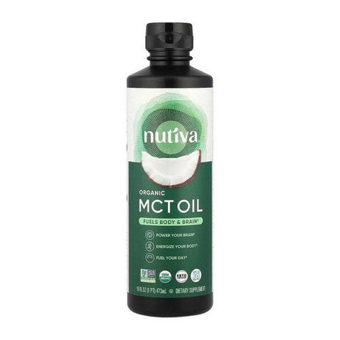 Nutiva, Organic Mct Oil, 16 Oz Nutiva