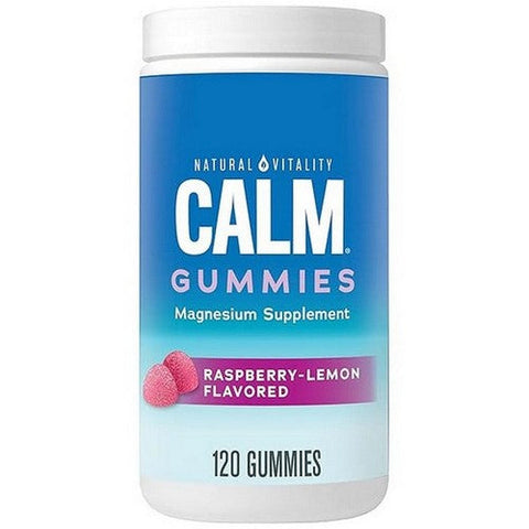 Natural Vitality, CALM Raspberry Lemon, 120 Gummies Natural Vitality