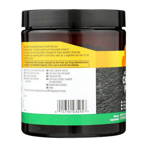 Country Life, Activated Coconut Charcoal Powder, 500 Mg, 5 Oz Country Life
