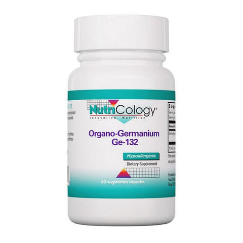 Nutricology/ Allergy Research Group, Organo Germanium Ge-132 Sesquioxide, 50 Veg Caps Nutricology/ Allergy Research Group