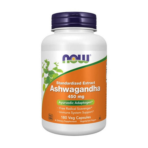 Now Foods, Ashwagandha, 450 mg, 180 Veg Caps