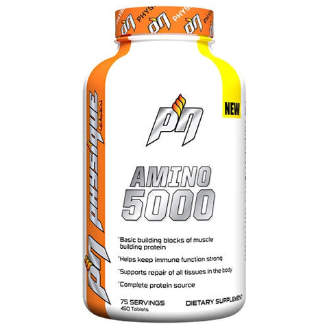 Physique Nutrition, Amino 5000, 450 Caps Physique Nutrition
