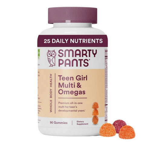 SmartyPants, Teen Girl Multi And Omega 3 Fish Oil Gummy, 90 Count SmartyPants