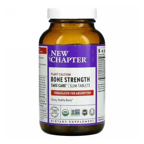 New Chapter, Bone Strength Take Care Organic Plant Calcium, 270 Tabs New Chapter