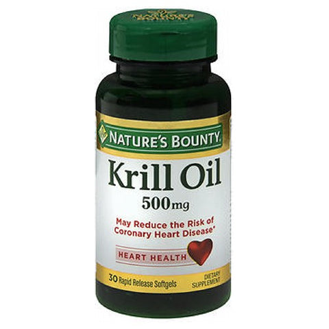 Nature's Bounty, Red Krill Oil, 500 Mg, 24 X 30 Softgels Nature's Bounty