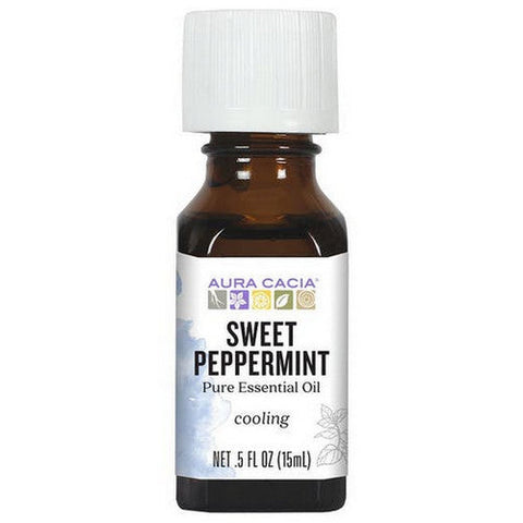Aura Cacia, Organic Essential Oil, Sweet Peppermint .5 Oz Aura Cacia