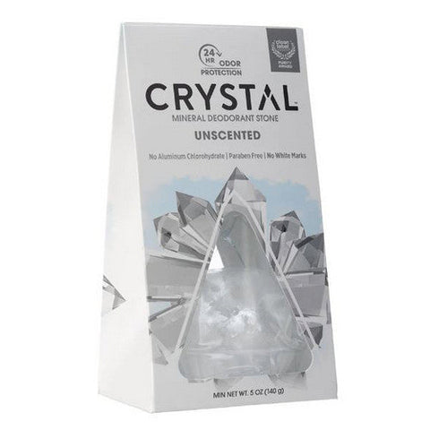Crystal, Mineral Deodorant Stone Unscented, 5 Oz Crystal