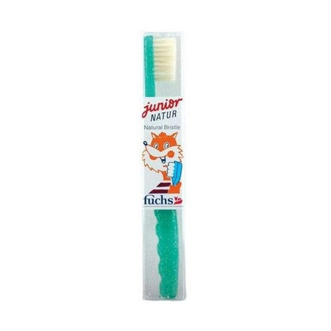 Fuchs Child/ Adult Toothbrushes, Junior Natural Bristle Toothbrush For Child Medium, 1 Each Fuchs Child/ Adult Toothbrushes