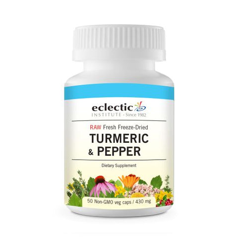 Eclectic Herb, Turmeric & Pepper, 50 Caps Eclectic Herb