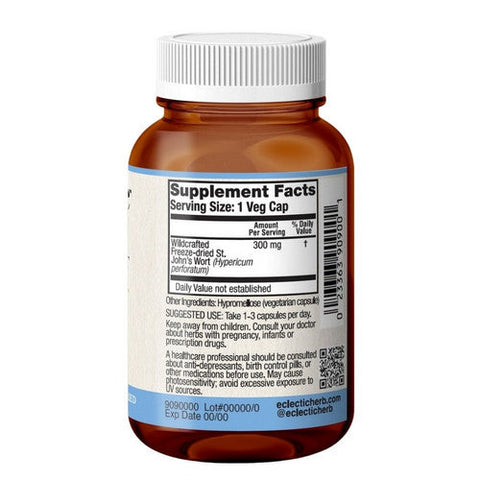 Eclectic Herb, St. John's Wort, 300 Mg, 90 Caps Eclectic Herb