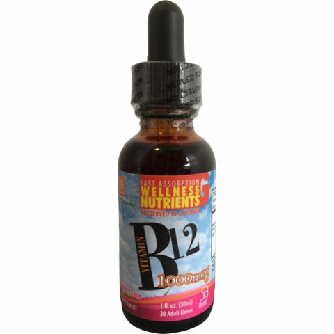 L. A .Naturals, Vitamin B12 Cyano, 1000 mcg, 1 Oz L. A .Naturals