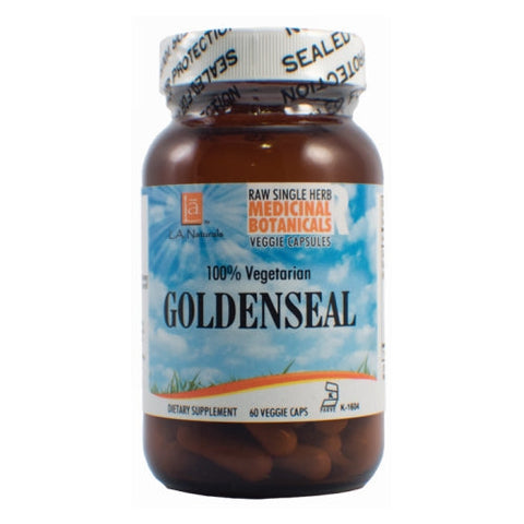 L. A .Naturals, Goldenseal Raw Herb, 60 Veg Caps L. A .Naturals