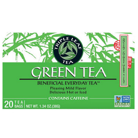 Triple Leaf Tea, Green Premium Tea, 20 Bags Triple Leaf Tea