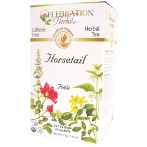 Celebration Herbals, Organic Horsetail Tea, 24 Bags Celebration Herbals