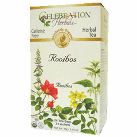 Celebration Herbals, Organic Rooibos Red Tea, 24 Bags Celebration Herbals