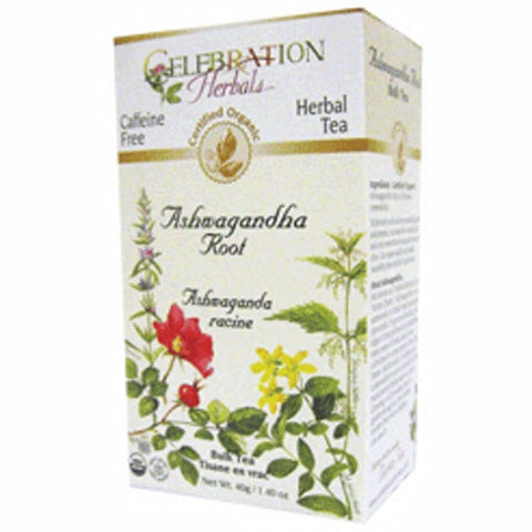 Celebration Herbals, Organic Ashwaganda Root Tea, 40 grams Celebration Herbals