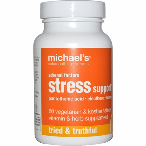 Michael's Naturopathic, Adrenal Factors Stress Support, 60 Tabs Michael's Naturopathic