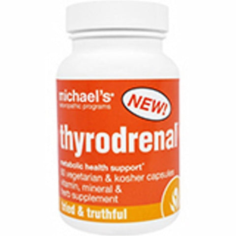 Michael's Naturopathic, Thyrodrenal Metabolic Support, 60 Veg Caps Michael's Naturopathic