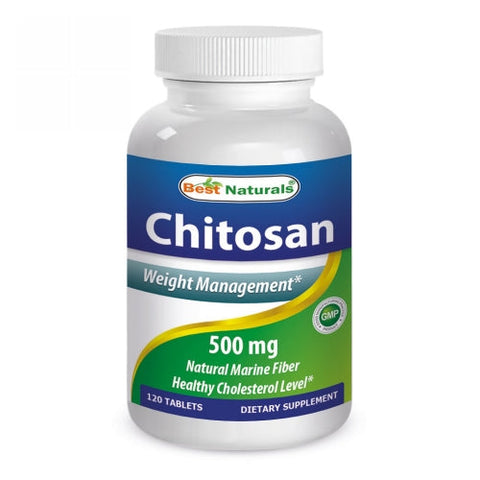 Best Naturals, Chitosan, 500 mg, 120 Tabs Best Naturals