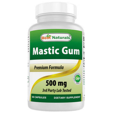 Best Naturals, Mastic Gum, 500 mg, 60 Caps Best Naturals