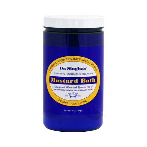 Dr. Singhas Mustard Bath, Mustard Bath Original Ayurvedic Bath Salts Formula, 28 Oz