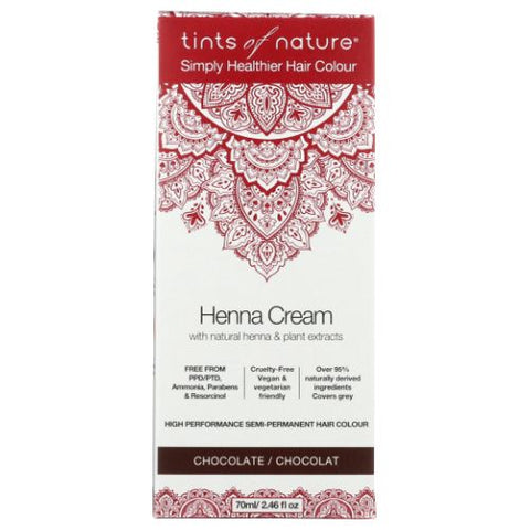 Tints of Nature, Henna Cream, Chocolate 2.46 Oz Tints of Nature