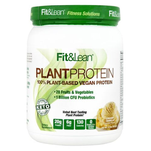 Maximum Human Performance, Fit & Lean Plant Protein, Creamy Vanilla 1 lb Maximum Human Performance