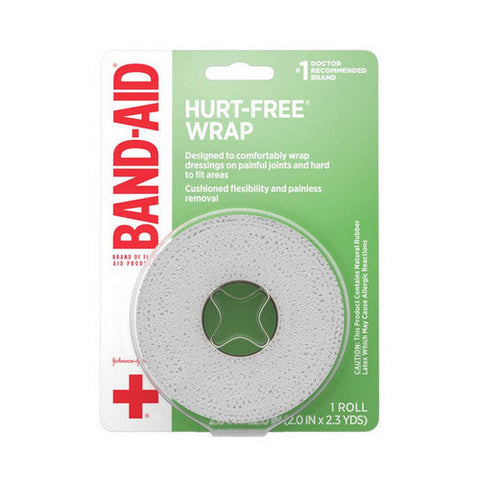 Band-Aid, Hurt-Free Wrap 2 Inch X 2.3 Yard, 1Each Band-Aid