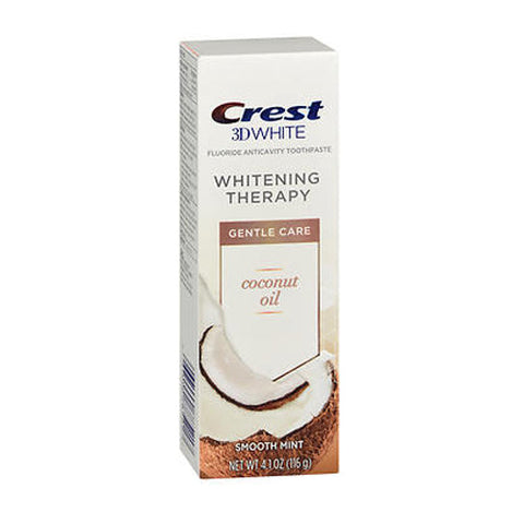 Crest, 3D White Gentle Care Fluoride Anticavity Toothpaste Smooth Mint, 4.1 Oz Crest