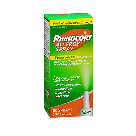 Rhinocort, Allergy Nasal Spary With Budesonide, 60 Sprays Rhinocort