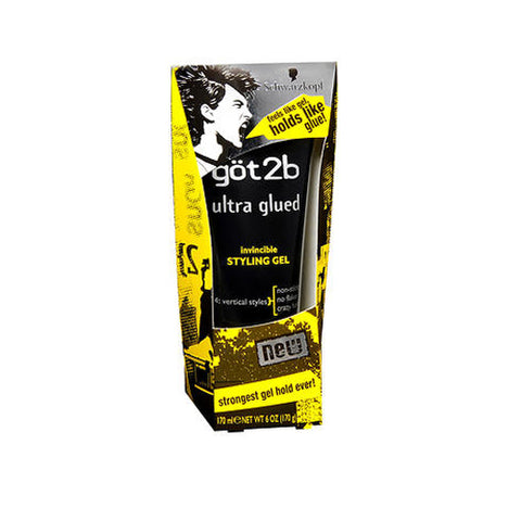 Ultra Glued Invincible Styling Gel 6 Oz by Got2B