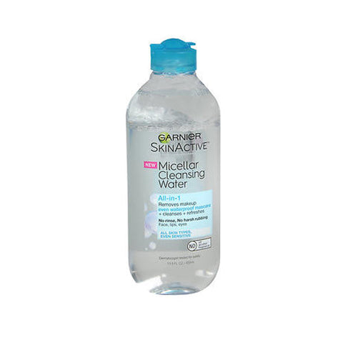 Garnier Fructis, Skinactive Micellar Cleansing Water All In 1 Waterproof, 13.5 Oz Garnier Fructis