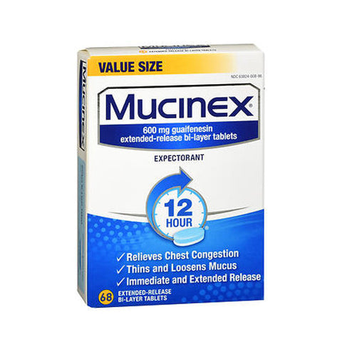 Mucinex, Expectorant 12 Hour Extended Release, 68 Tabs Mucinex