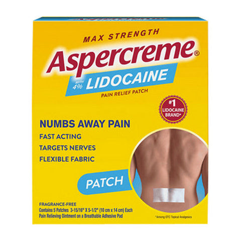 Aspercreme, Lidocaine Patch, 5 Each Aspercreme