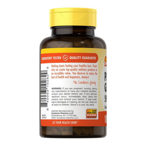 Sundance, Potassium Gluconate Caplets, 595 mg, 100 Tabs Sundance