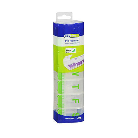 Ezy Dose, Weekly Push Button Pill Planner 2Xl, 1 Each Ezy Dose