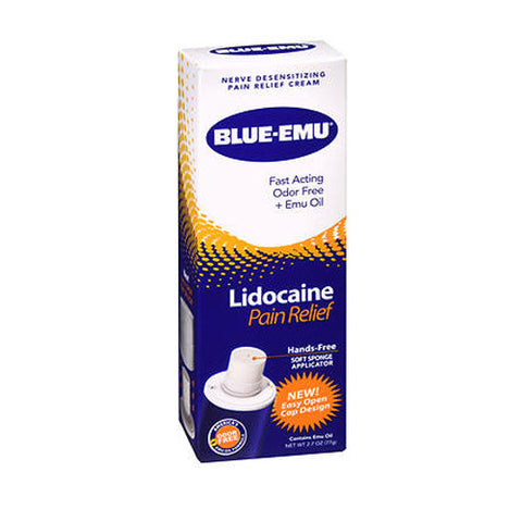 Blue-Emu, Lidocaine Pain Relief Cream, 2.7 Oz Blue-Emu