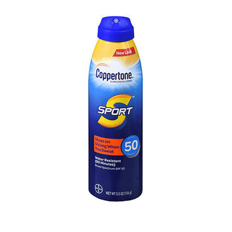 Coppertone, Sport Continuous Spray Sunscreen SPF 50, 5.5 Oz Coppertone