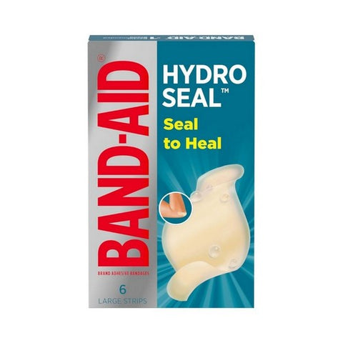 Band-Aid, Hydro Seal Hydrocolloid Gel Bandages Large 1.7 X 2.7 Inch, 6 Each Band-Aid