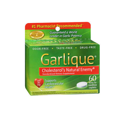 Garlique, Healthy Cholesterol Formula Caplets, 60 Tabs Garlique