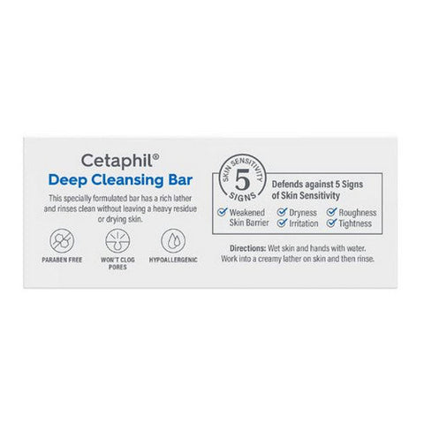 Cetaphil, Deep Cleansing Bar Dry To Normal Sensitive Skin, 4.5 Oz Cetaphil