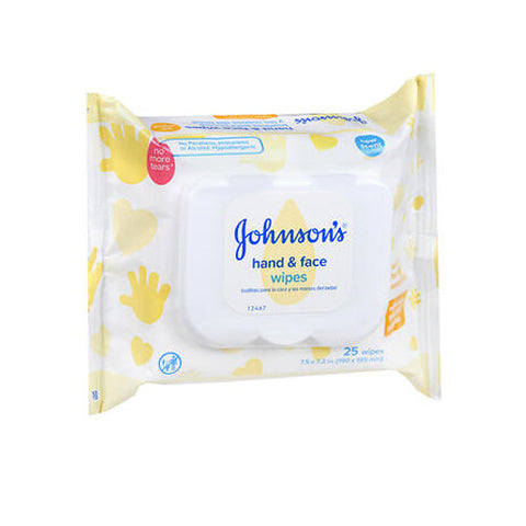 Johnson's, Baby Disposable Hand And Face Cleansing Wipes, 25 Each Johnson's