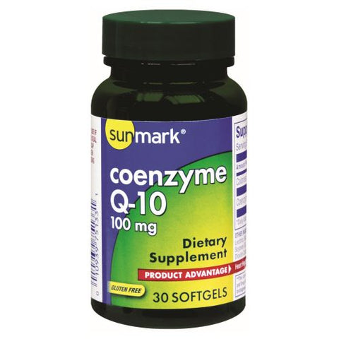 Sunmark, Co Q-10, 100 mg, 30 Softgels Sunmark