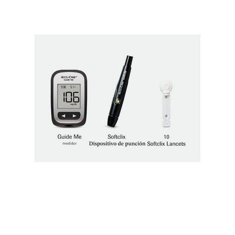 Accu-Chek, Guide Me Glucose Monitor Kit For Diabetic Blood Sugar Testing, 1 Each