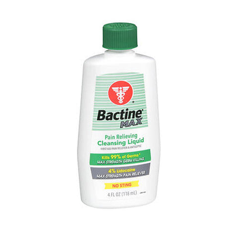Bactine Max, Pain Relieving Cleansing Liquid, 4 Oz Bactine Max